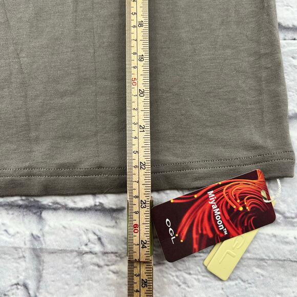 NOT FOR SALE         OGL Women's Miya Moore Long Sleeve Shirt Small Taupe - Picture 5 of 6